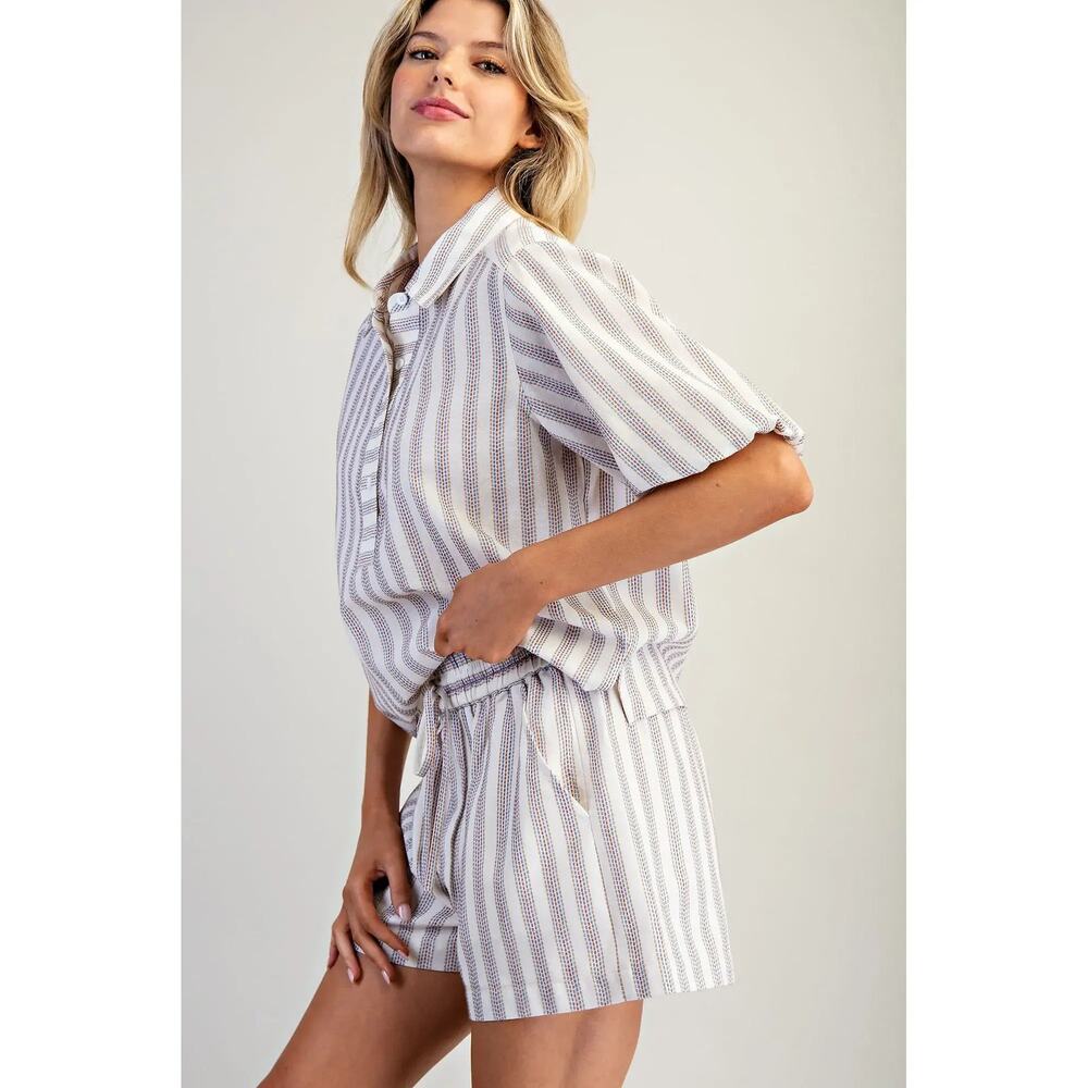 Coastal Breeze Blouse by Eesome NWT